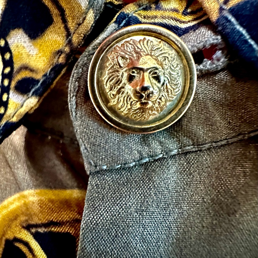 Authentic Versace Unisex Button Down Long Sleeve … - image 5